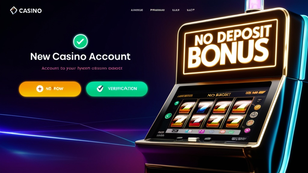 Nieuwe account met no deposit bonus en verificatie